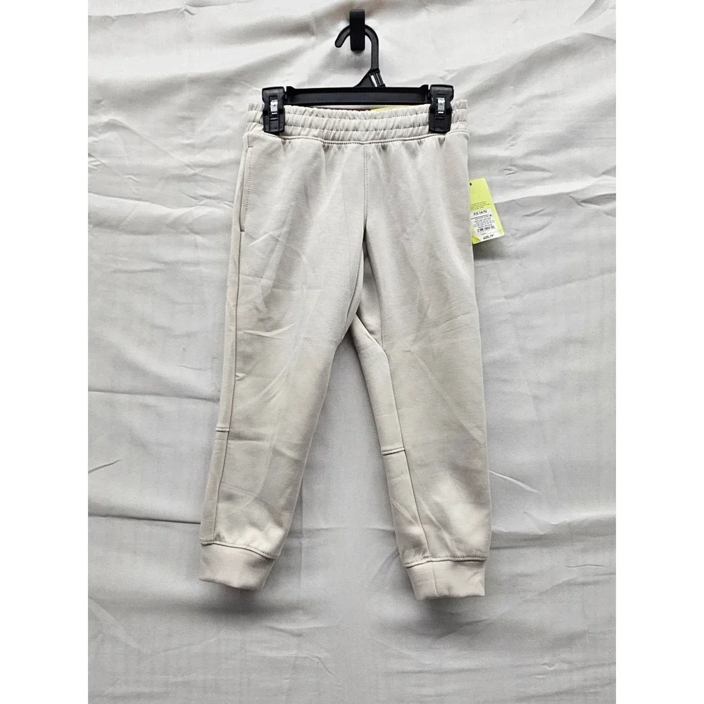 All in Motion Boys Mesh Spacer‎ Jogger Light Beige XS 4/5 039 07 0285 Pants NEW